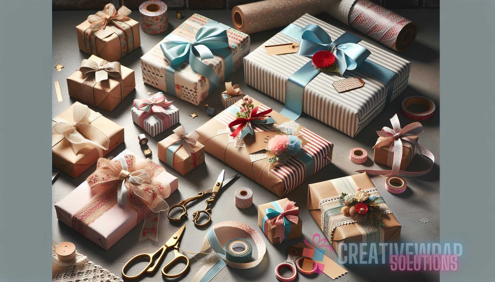 Illustration for section:  - gift wrapping