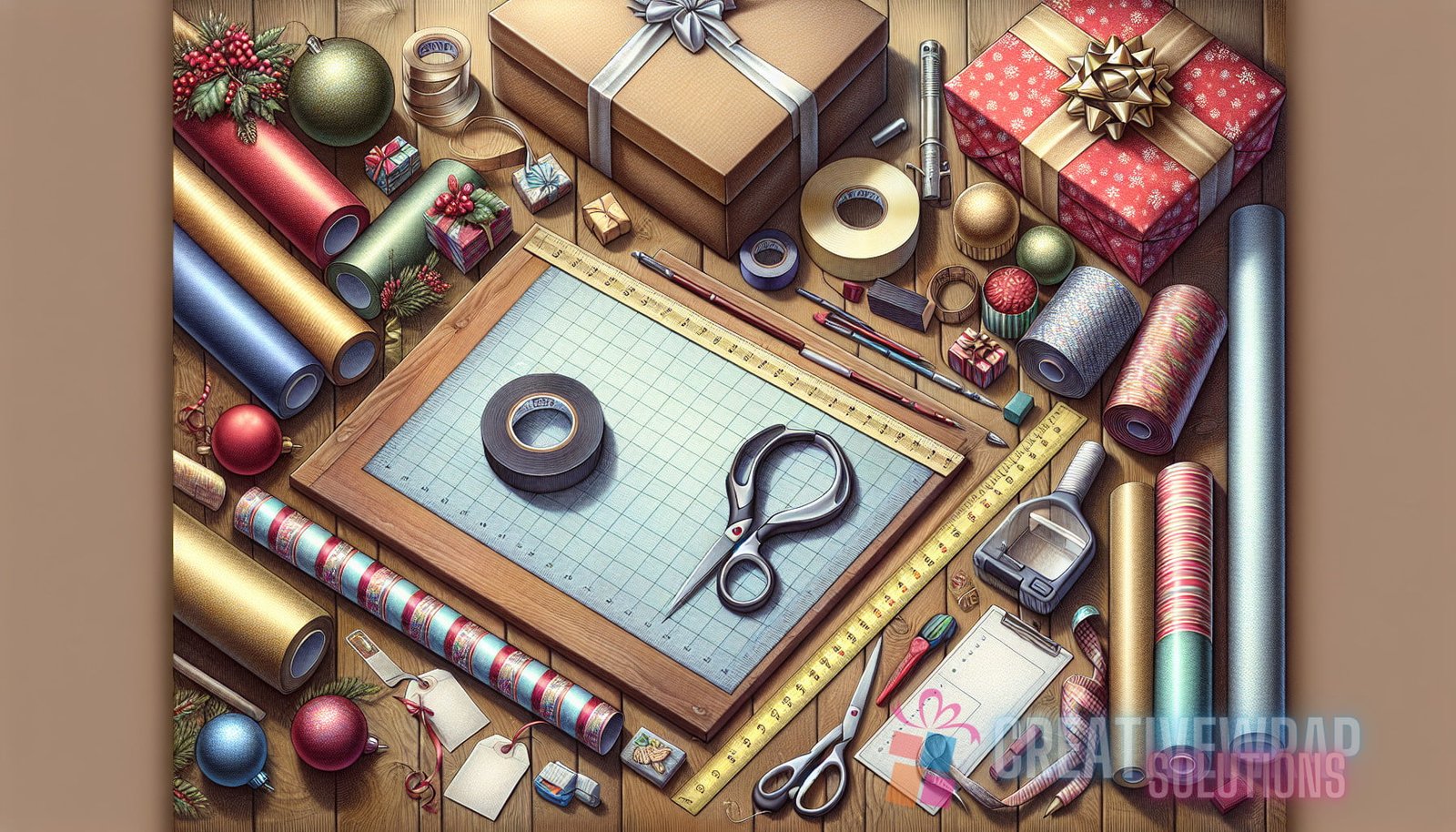 Illustration for section: The Gift Wrapping Process Now that you have the essential materials, let's dive into the gift wrappi - gift wrapping mastery