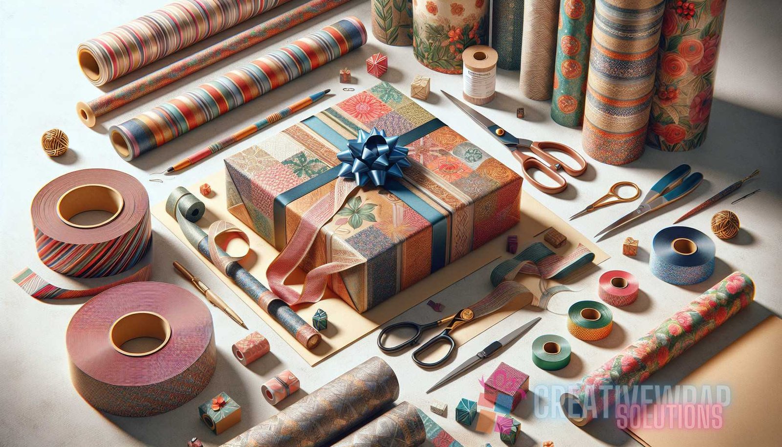 Illustration for section: 4. Gift Wrapping as an Art Form Gift wrapping is not just a practical skill but also a form of art t - giftwrap guide