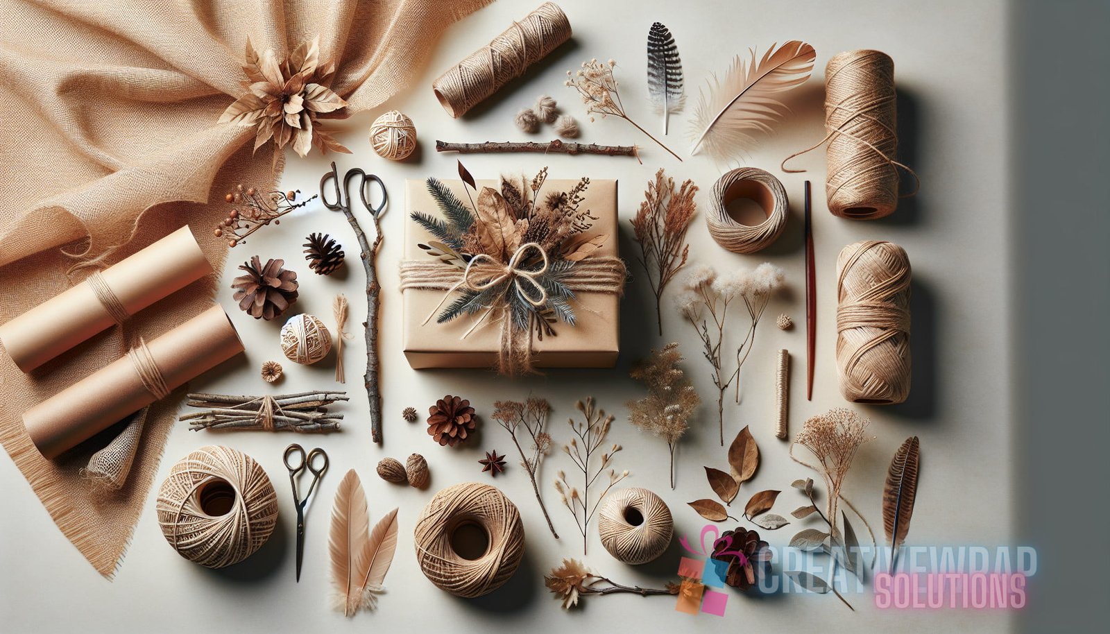 Artful natural wrapping inspiration