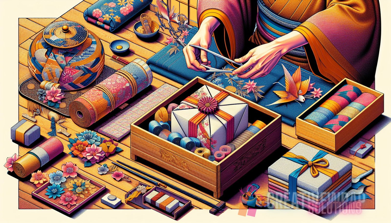 Illustration for section:  - kamiko wrapping